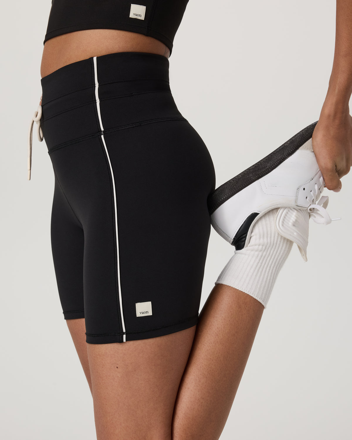Daily Piped Short 5" Women's Black Shorts - Image 5
