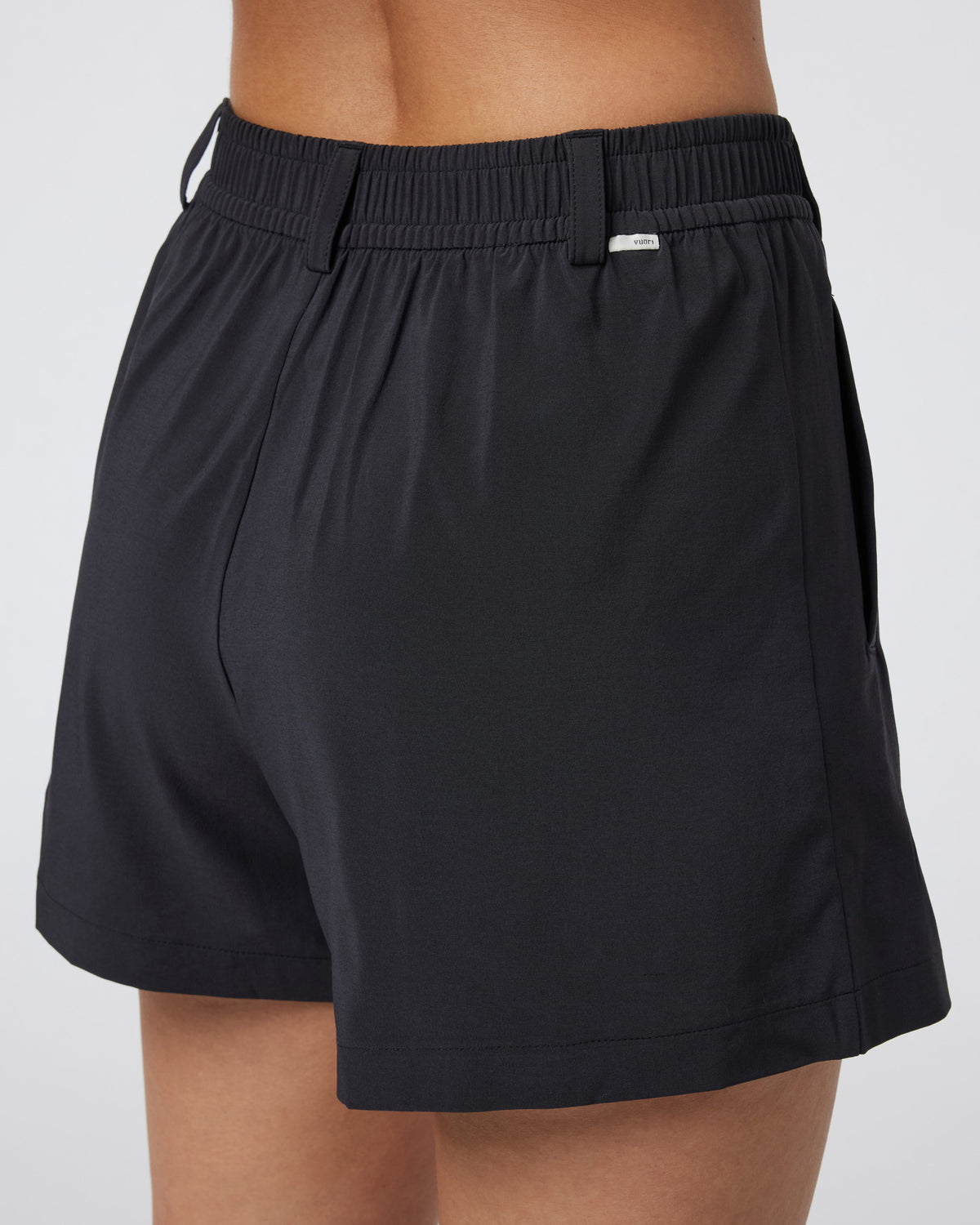 Villa Trouser Shorts Women's Black Pleated Shorts - Image 4