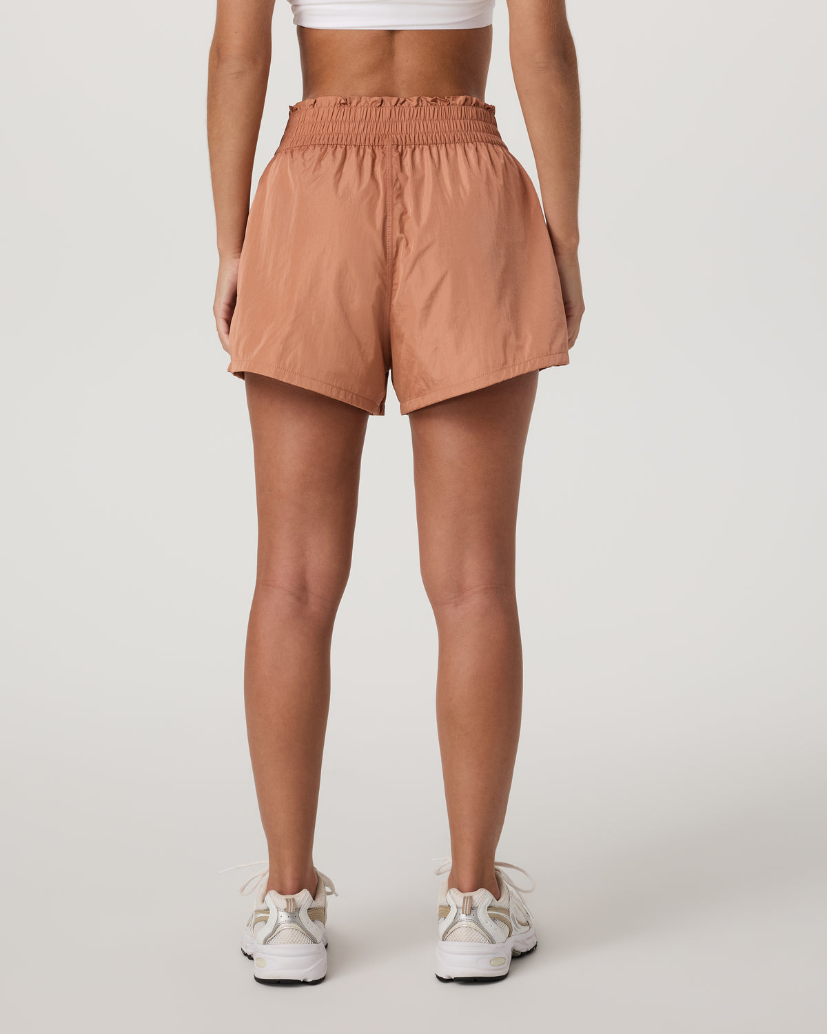 Dash Elevate Short Women's Desert Peach Fitness Shorts - Image 3