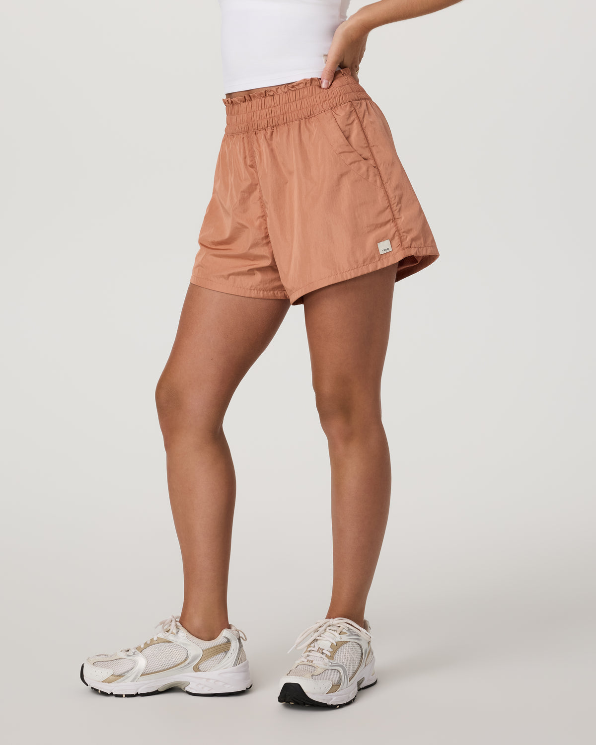 Dash Elevate Short Women's Desert Peach Fitness Shorts - Image 5