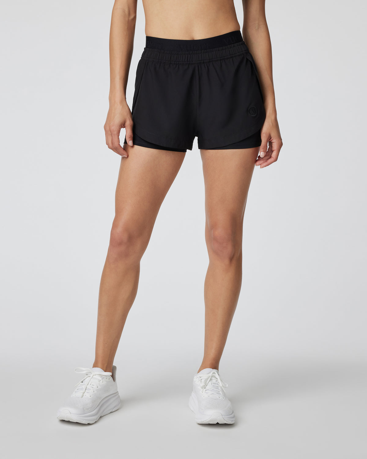 Luna Short Women's Black 2 in 1 Running Shorts
