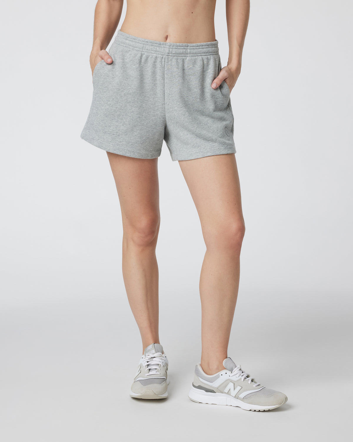 Sedona Sport Short Light Heather Grey Fleece Shorts