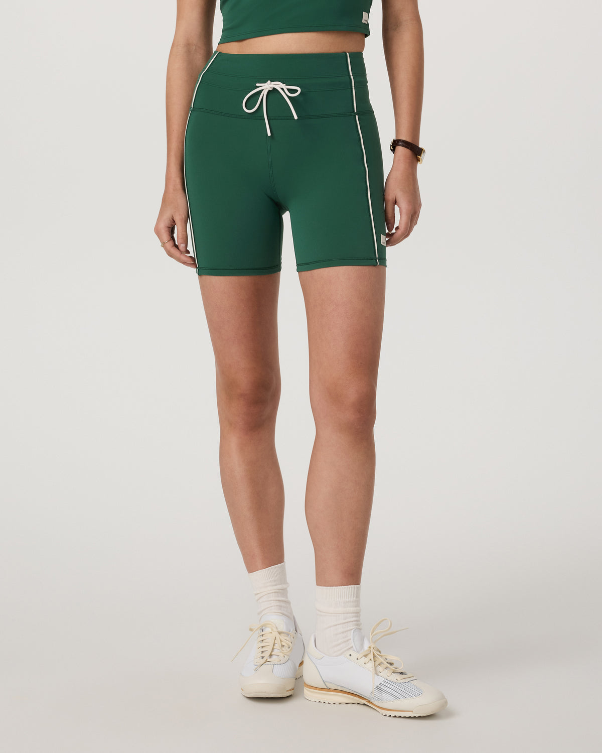 Daily Piped Short 5" Women's Viridian Shorts - Image 5