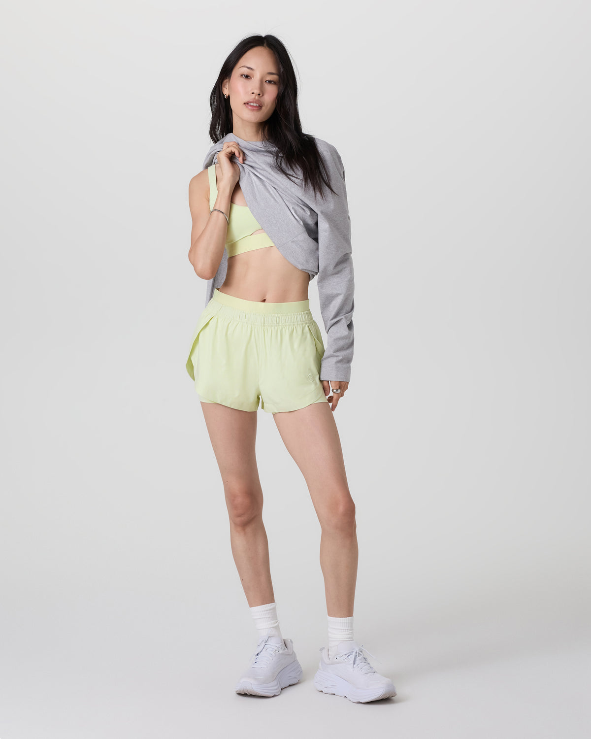 Luna Short 2" Women's Lemongrass Running Shorts - Image 2