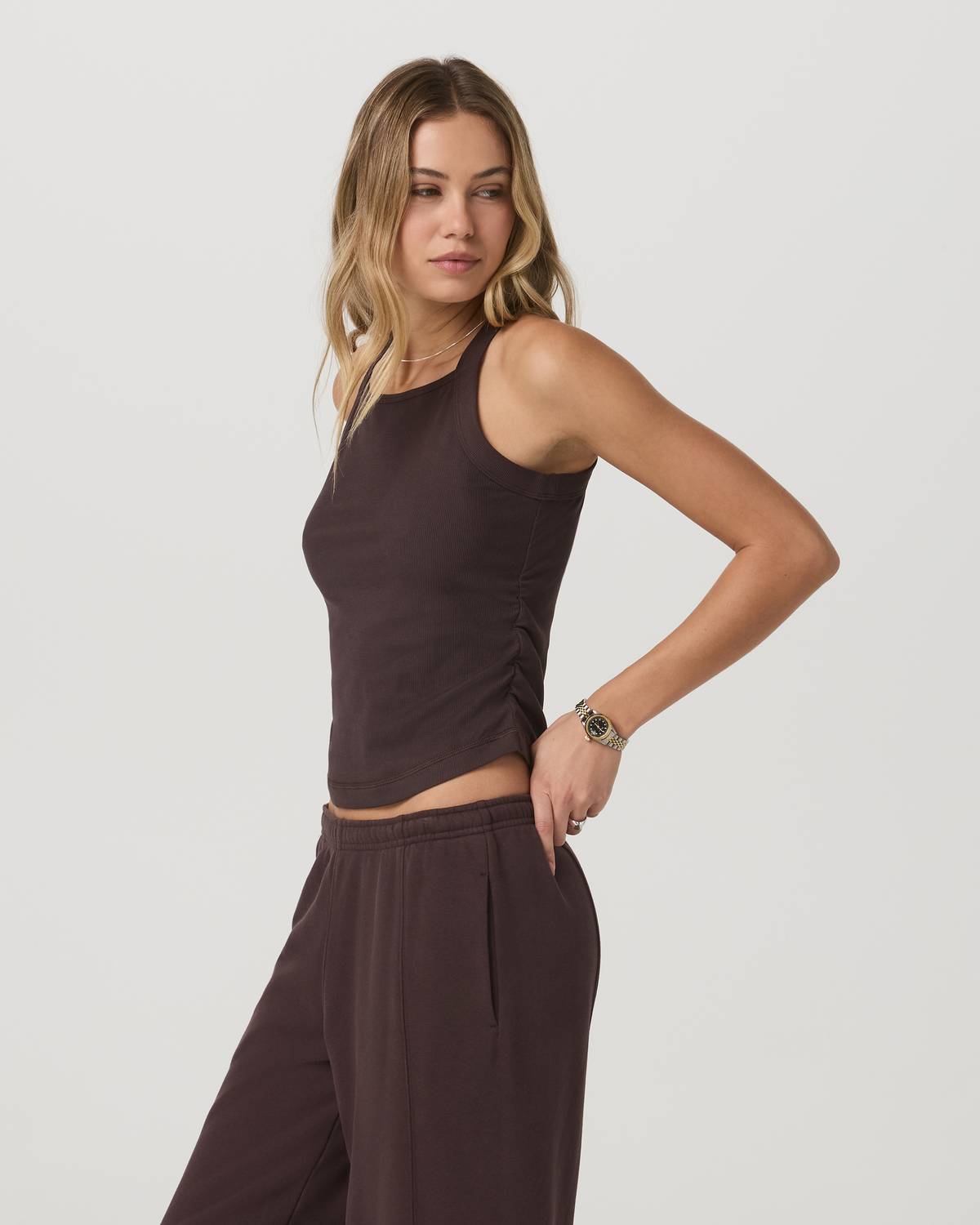 Pose Cooper Tank Women's French Roast Tank Top