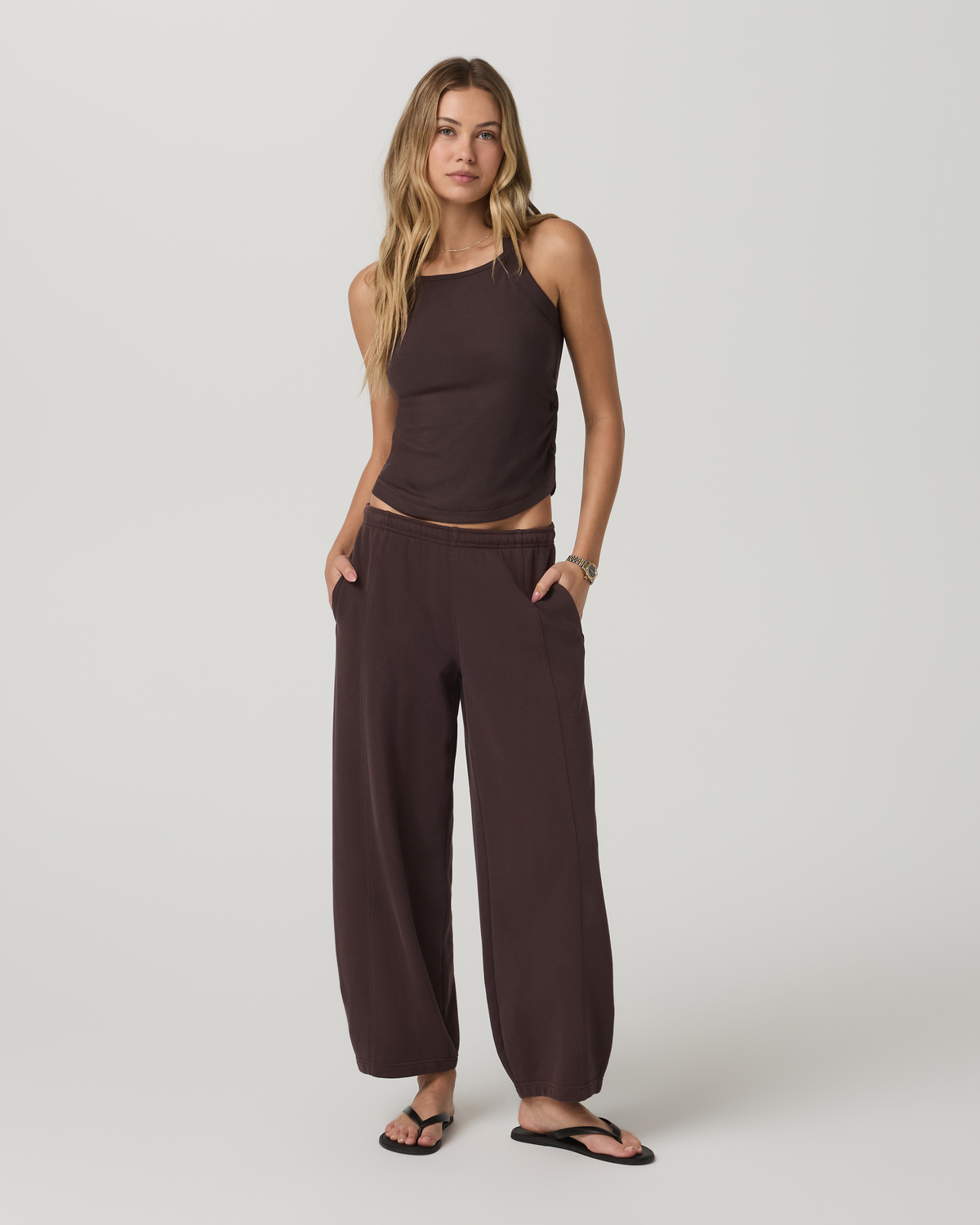 Pose Cooper Tank Women's French Roast Tank Top - Image 2