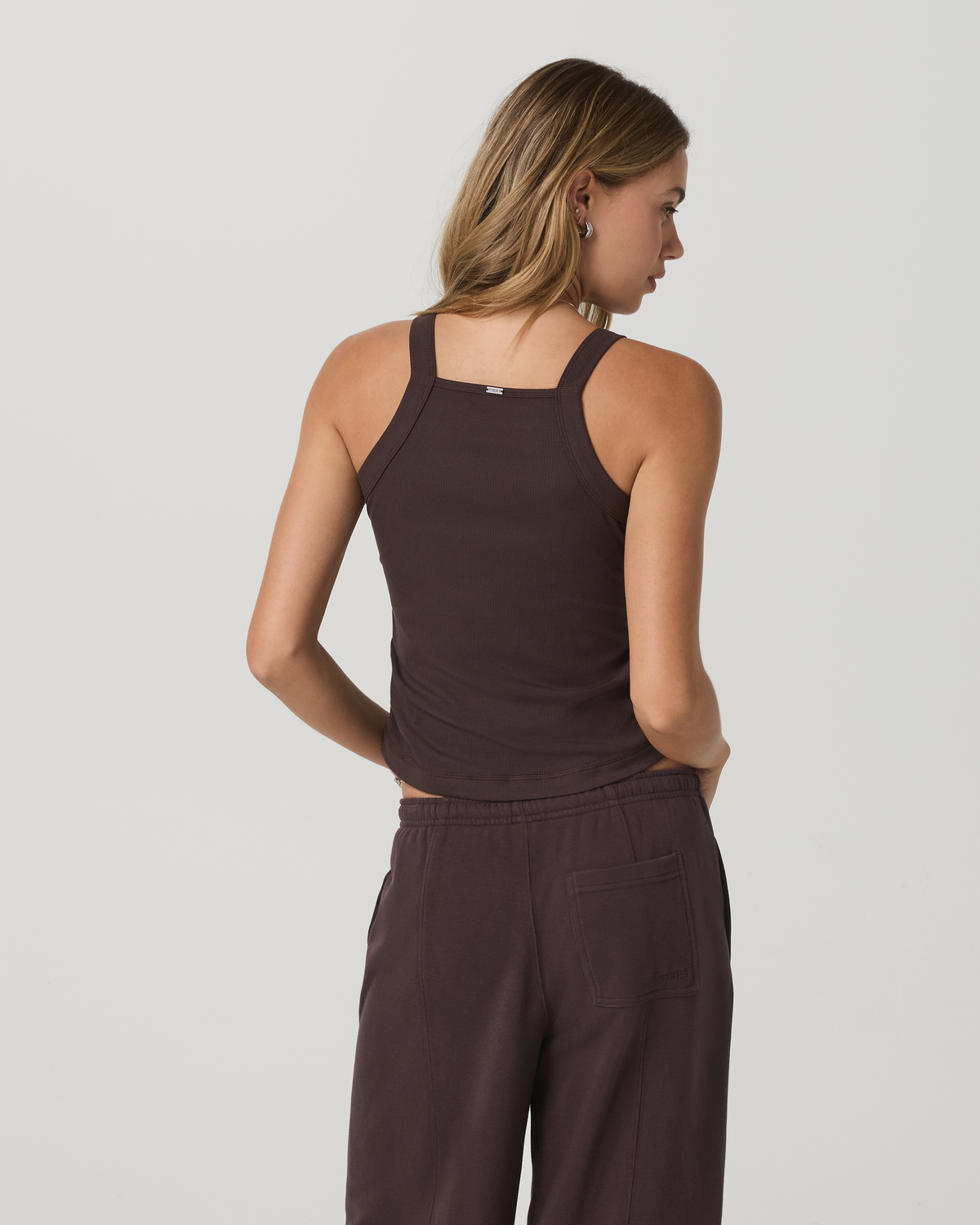 Pose Cooper Tank Women's French Roast Tank Top - Image 3