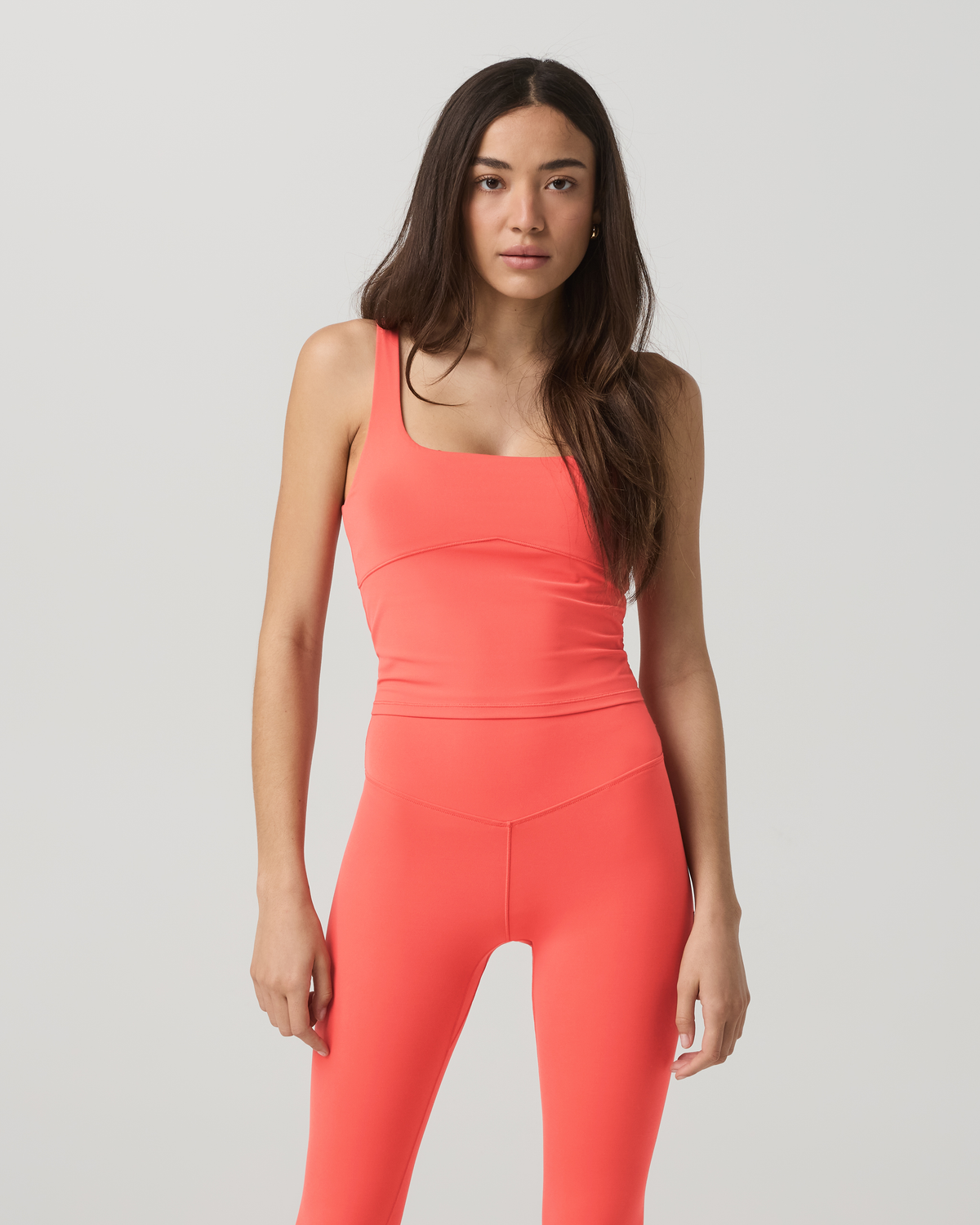 Vuori AllTheForm? Support Tank Women's Bright Coral Top