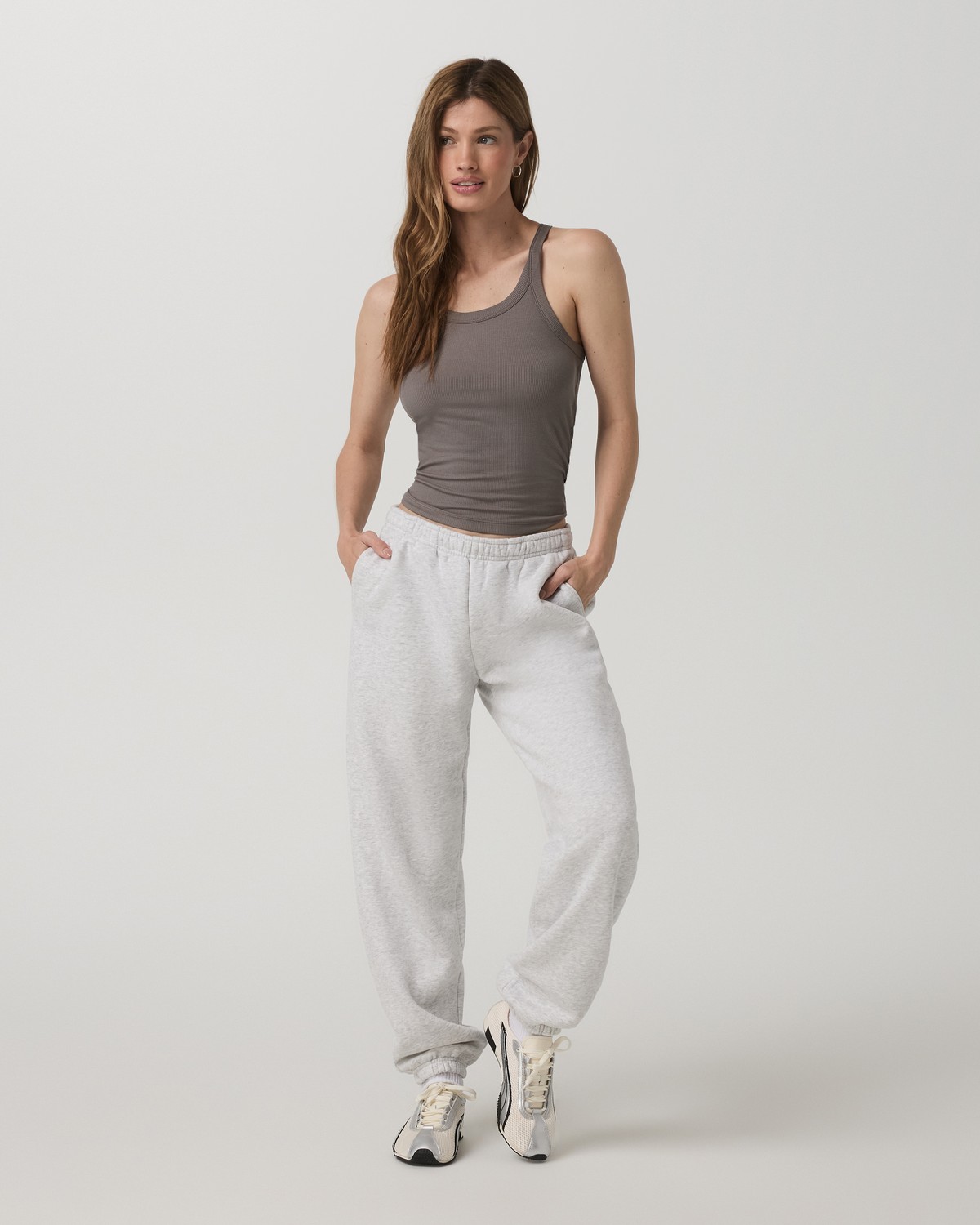 Cove Layering Tank Women's Chia Rib Knit Tank Top - Image 4