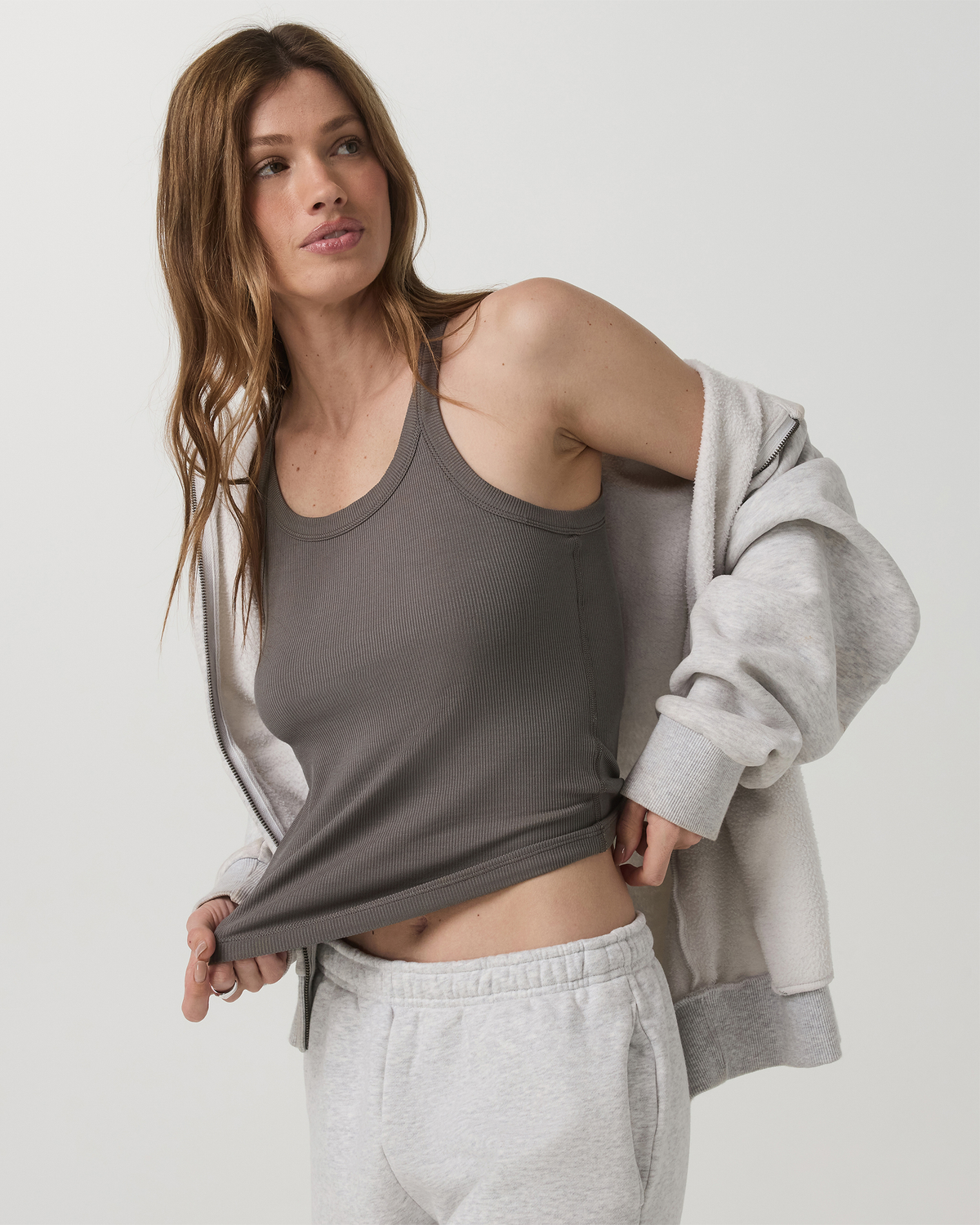 Cove Layering Tank Women's Chia Rib Knit Tank Top - Image 5
