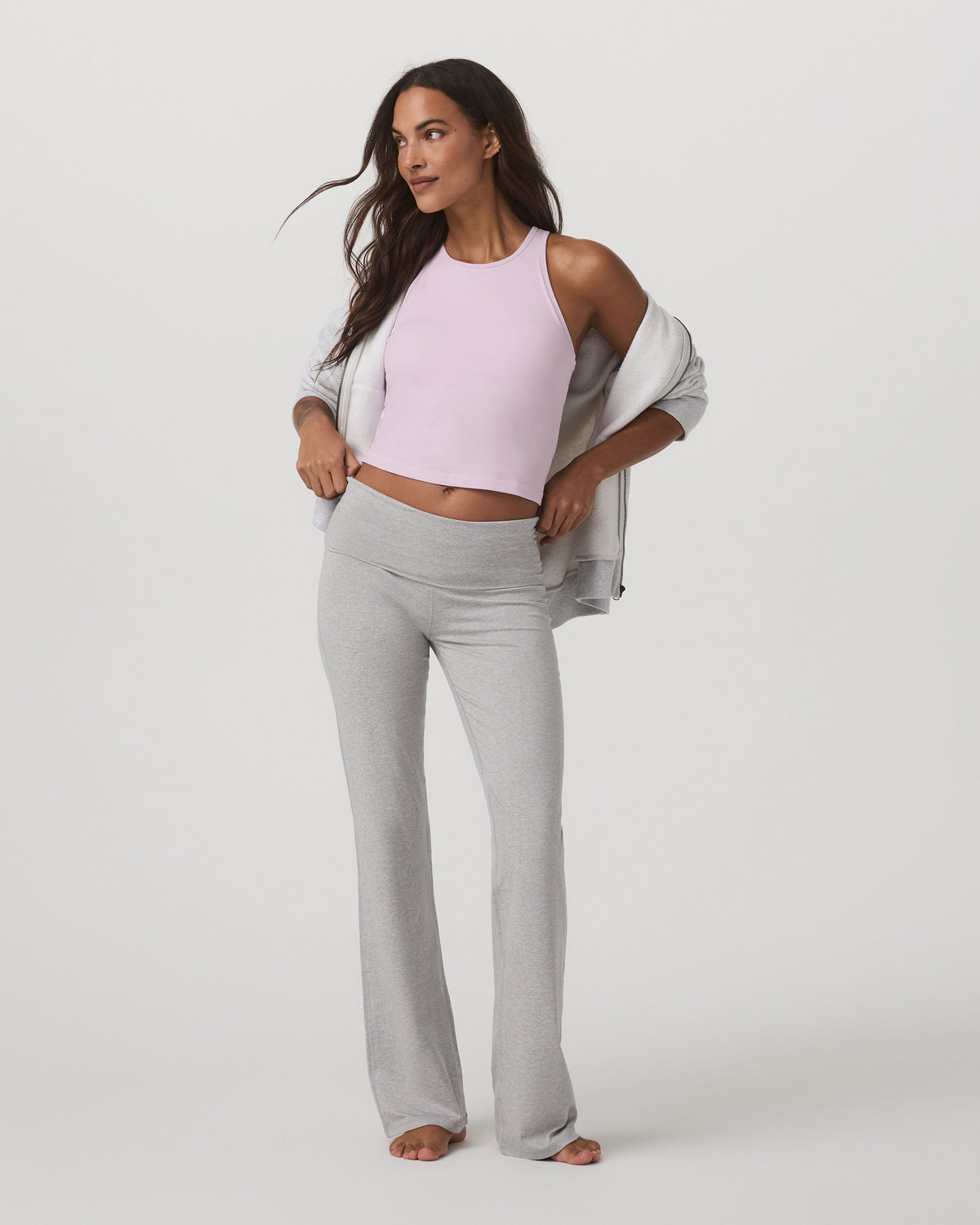 Pose Plyo Tank Women's Lilac Breeze Supportive Tank Top - Image 2