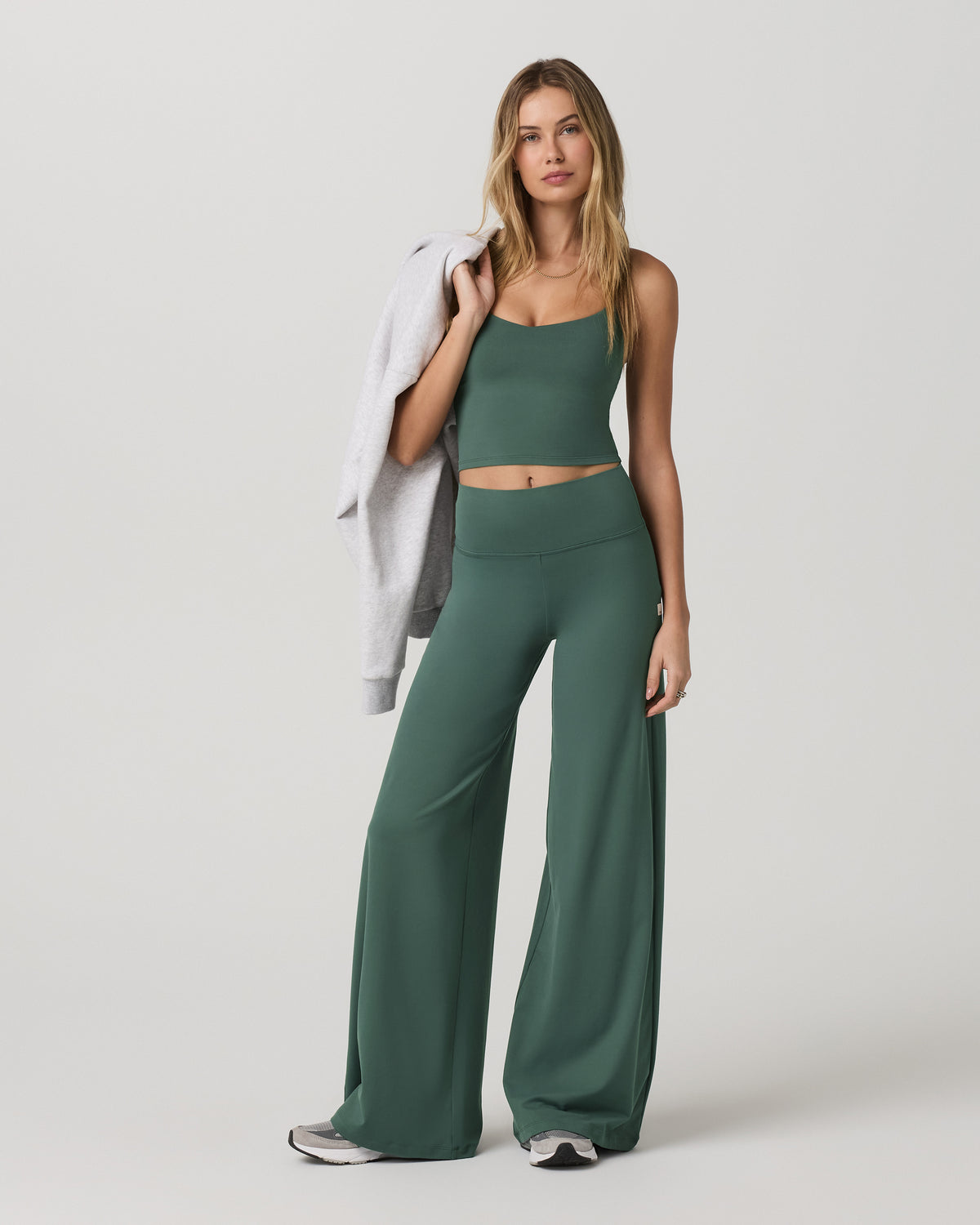 Halo Cami Women's Agate Green Performance Knit Top - Image 5