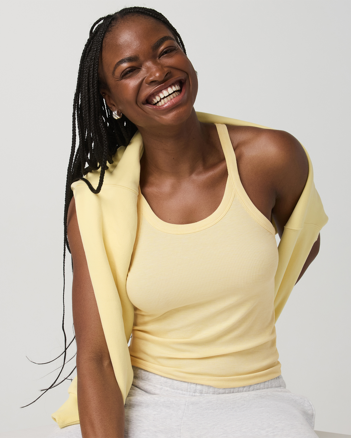 Cove Layering Tank Women's Lemon Snap Heather Tank Top