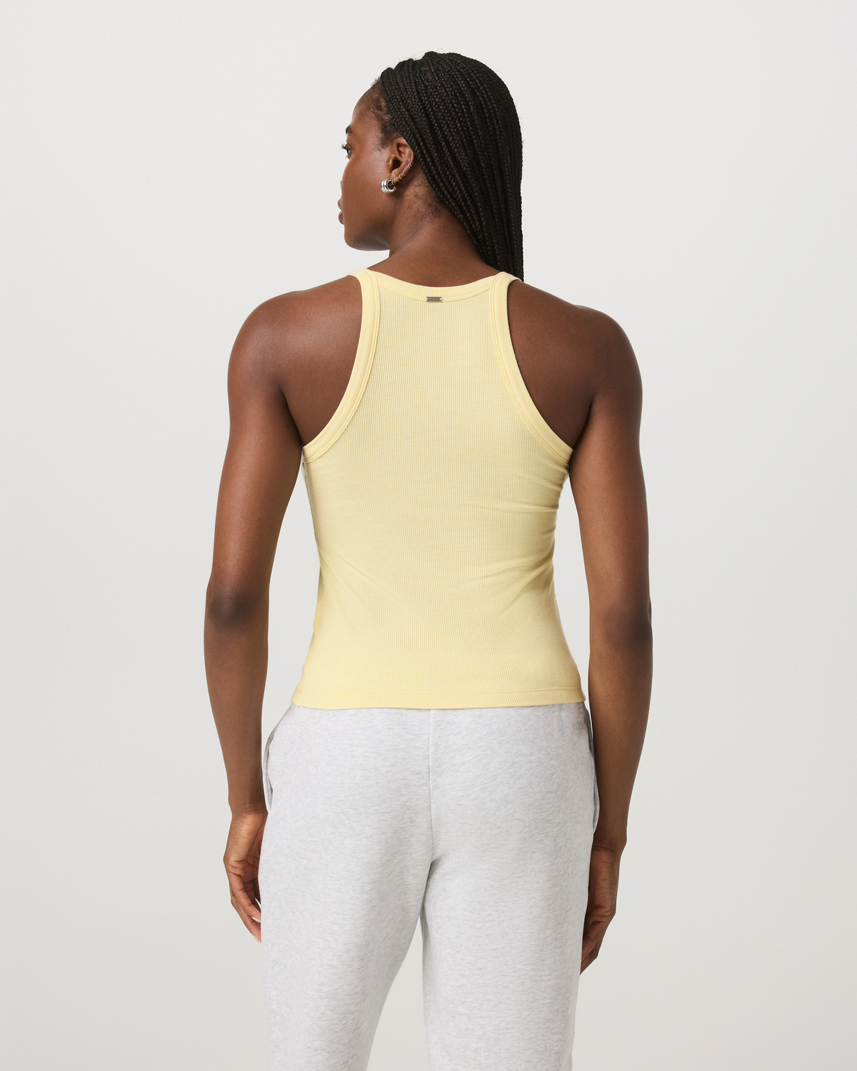 Cove Layering Tank Women's Lemon Snap Heather Tank Top - Image 3