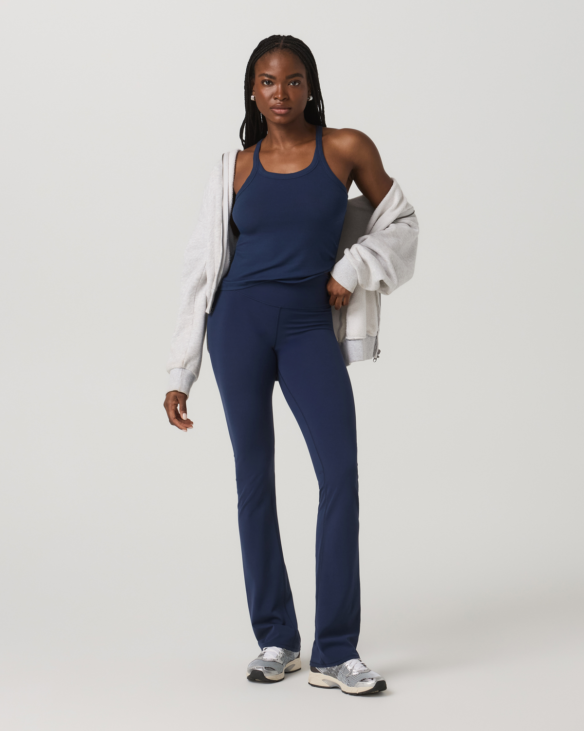 Cove Layering Tank Women's Blue Coast Rib Knit Tank Top - Image 4