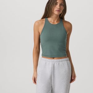Pose Plyo Tank Women's Agate Green Performance Tank Top