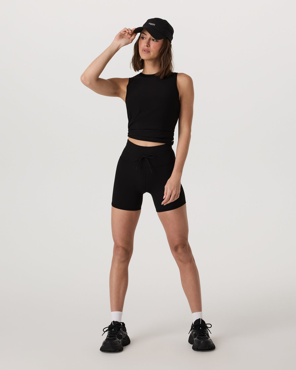 Energy Top Long Women's Black Performance Tank Top - Image 5