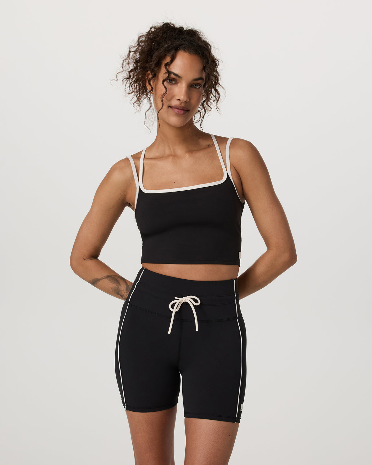 Daily Layered Tank Women's Black Performance Top
