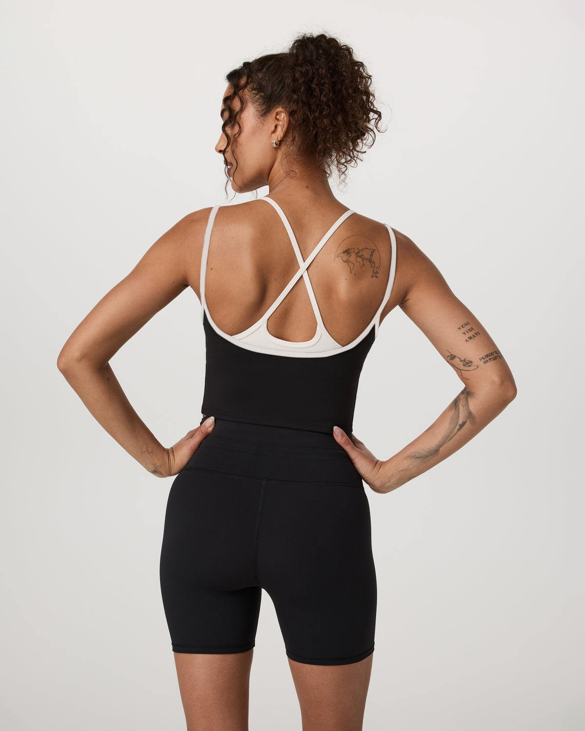Daily Layered Tank Women's Black Performance Top - Image 2