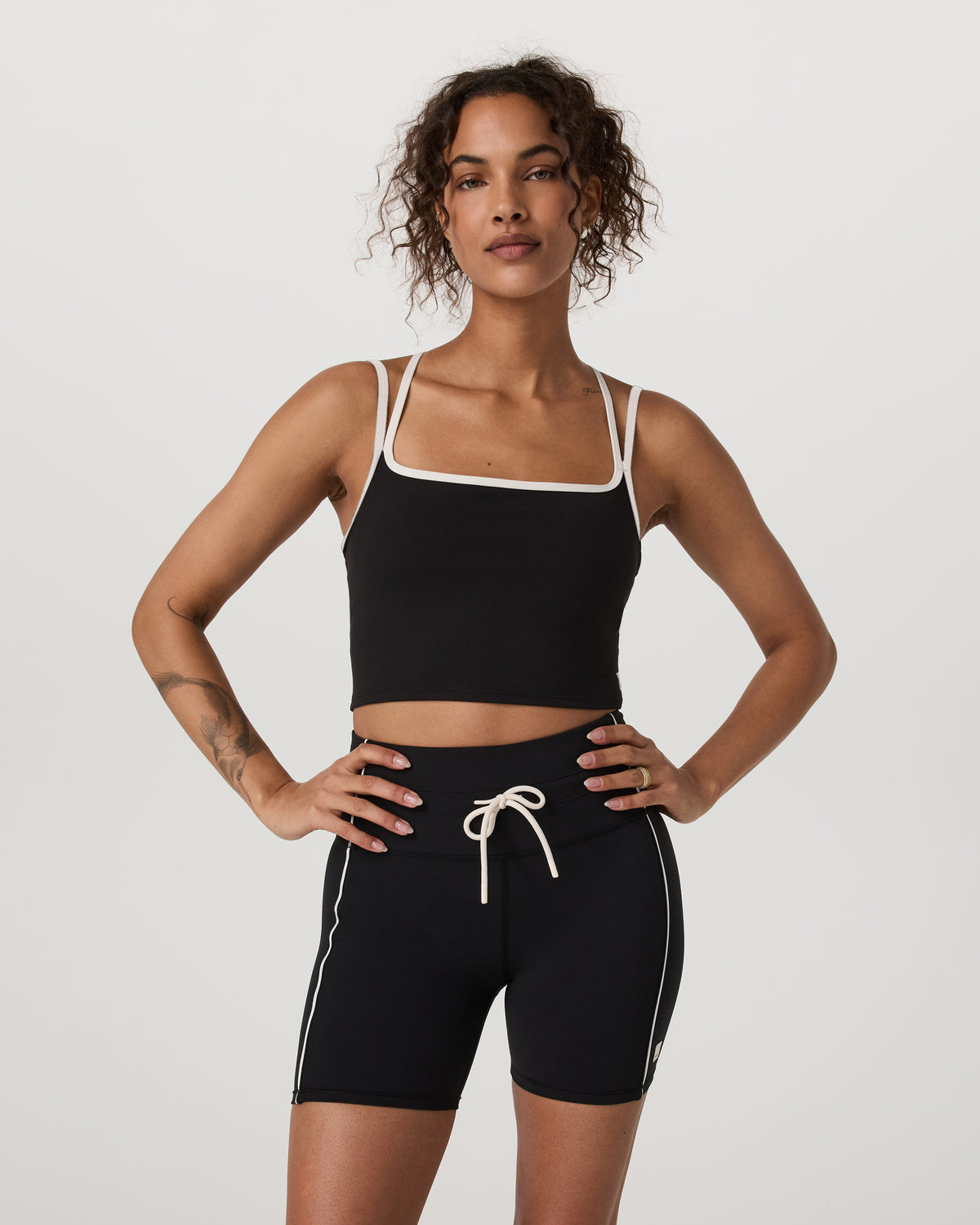 Daily Layered Tank Women's Black Performance Top - Image 4