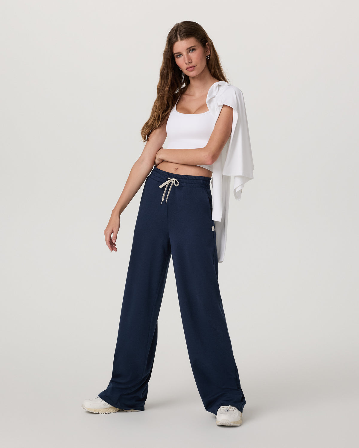 Vuori AllTheFeels? Tank 2.0 White Workout Tank Top - Image 4