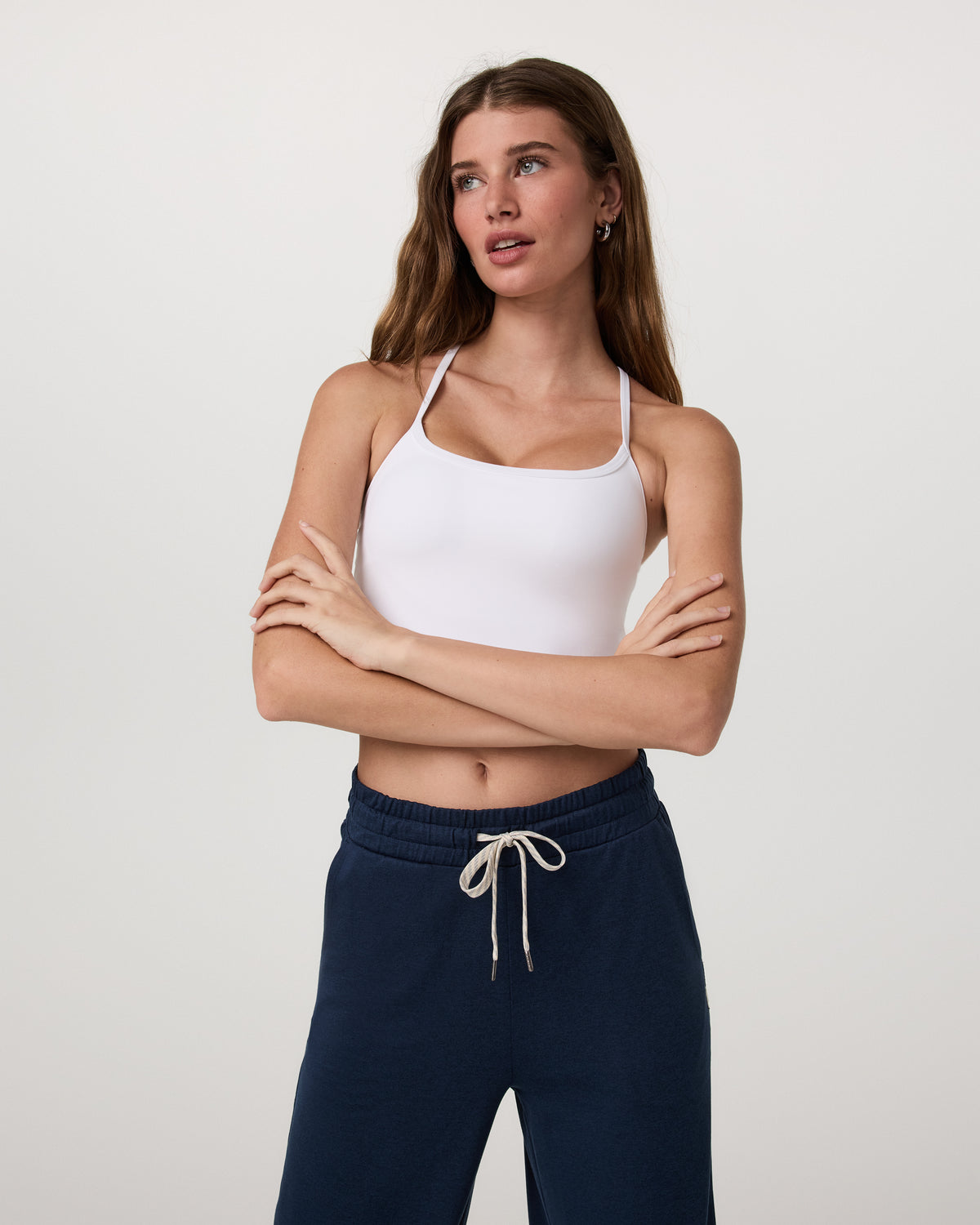 Vuori AllTheFeels? Tank 2.0 White Workout Tank Top - Image 5