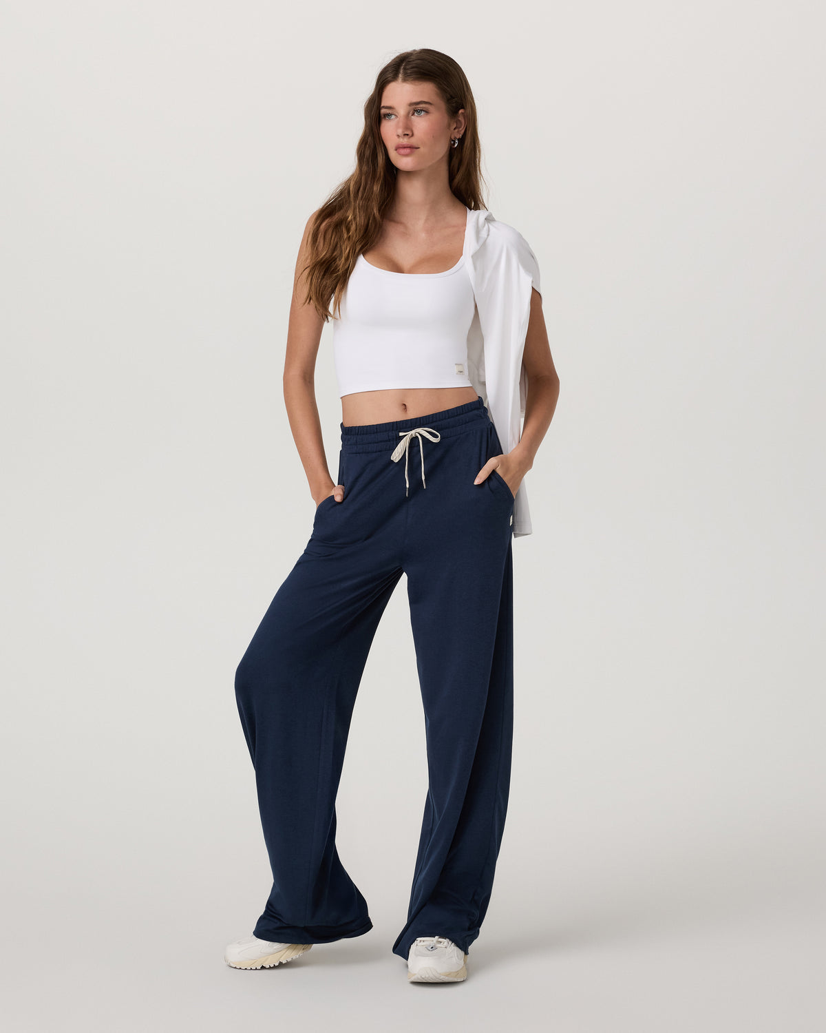 Vuori AllTheFeels? Tank 2.0 White Workout Tank Top - Image 6