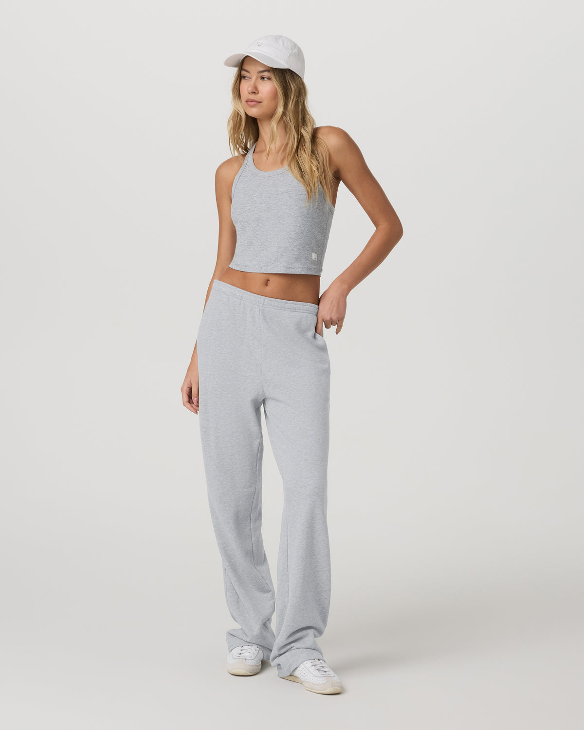 Elevation Racerback Tank Light Heather Grey - Image 6