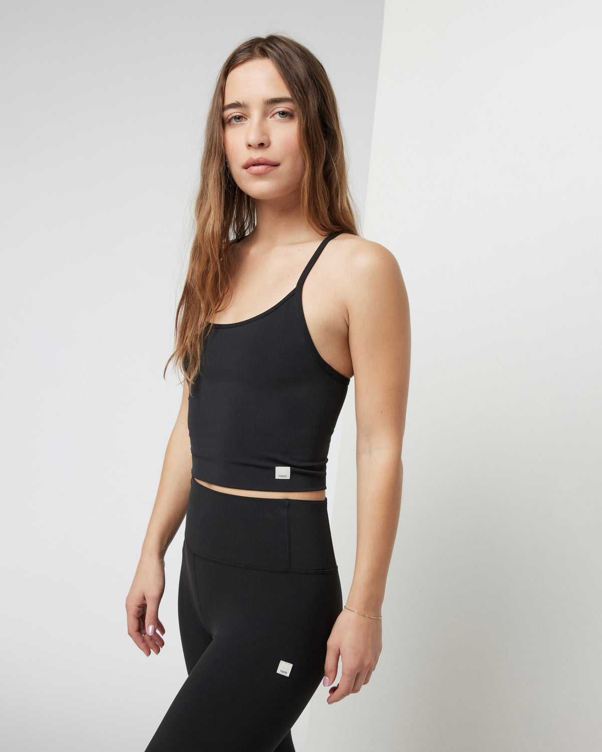 Vuori AllTheFeels Tank Black Workout Tank Top - Image 2