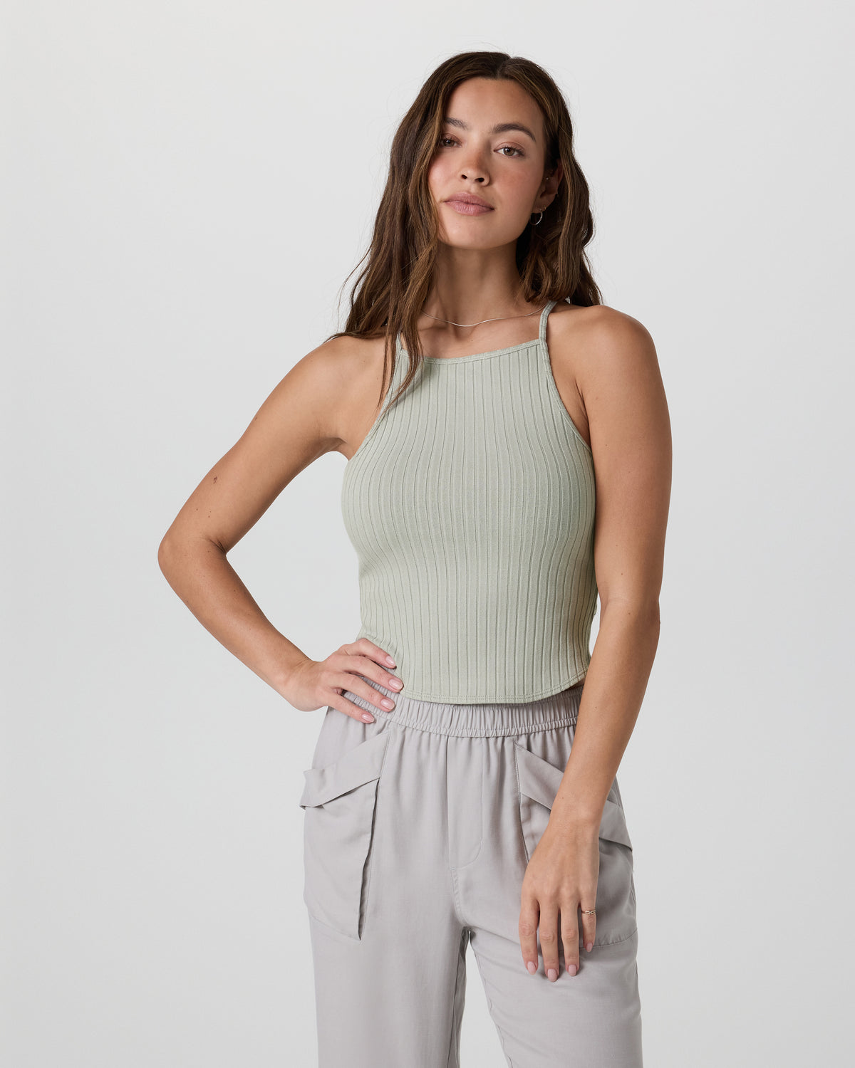 Marina Rib Tank Talc