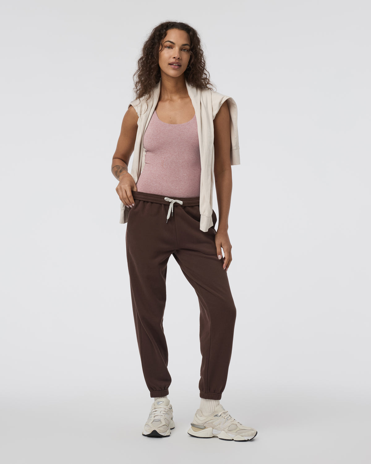 Sleeveless Halo Bodysuit Zion Rose Heather - Image 2