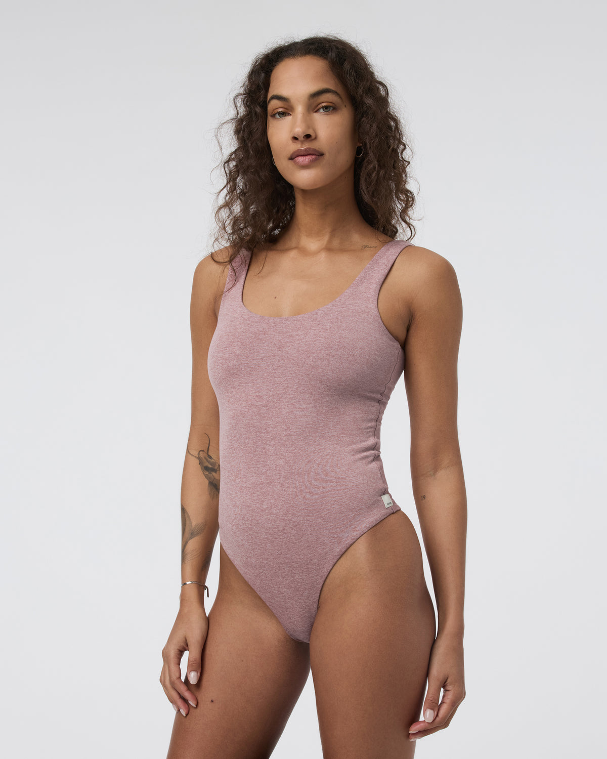 Sleeveless Halo Bodysuit Zion Rose Heather - Image 4
