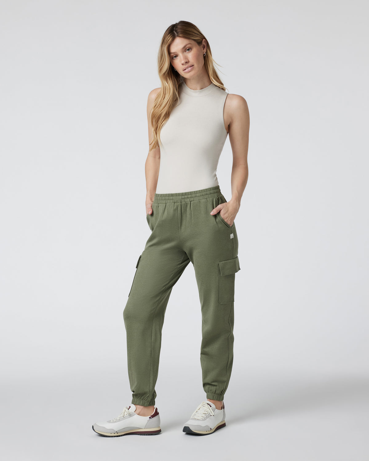 Halo Mock Bodysuit Milkweed Sleeveless Bodysuit
