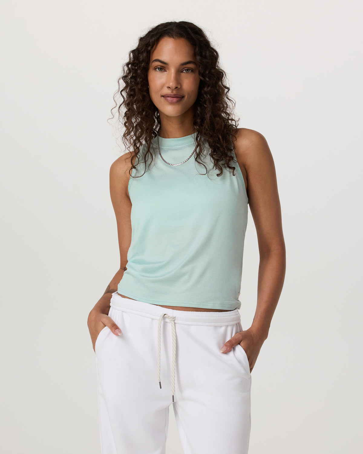 Energy Top Women's Spearmint Heather Tank Top - Image 5