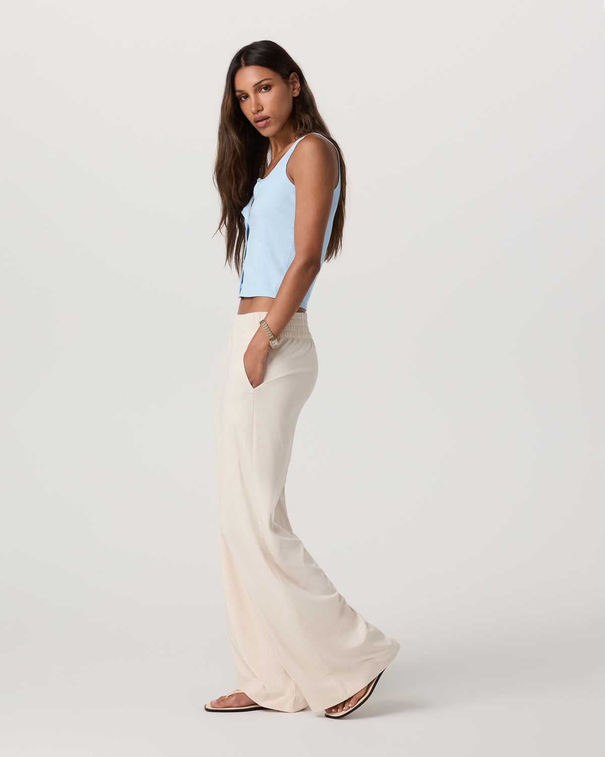 Pose Cardigan Tank Light Mist - Image 6