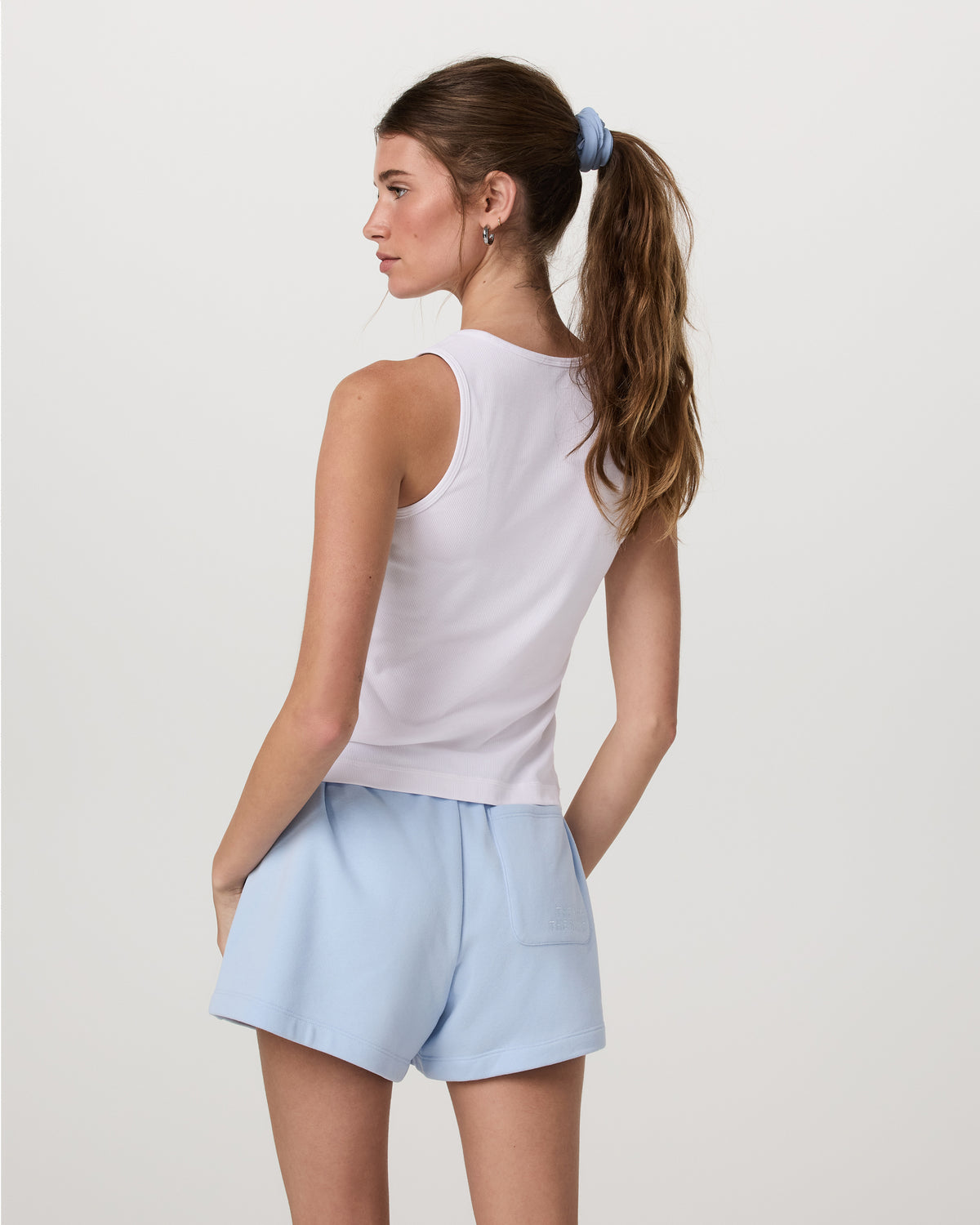 Pose Layering Tank Women's White Tank Top - Image 3