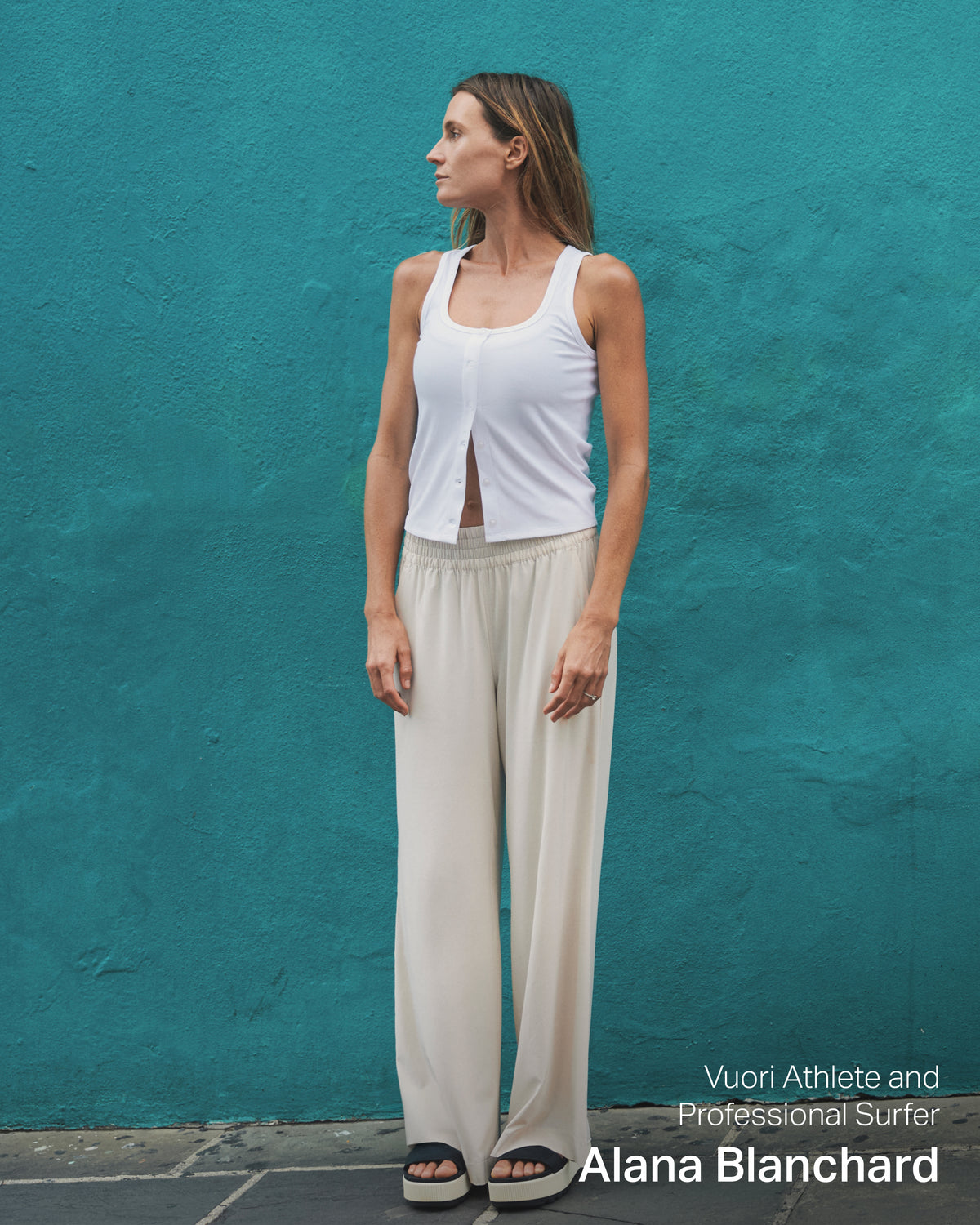 Pose Cardigan Tank White - Image 4