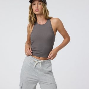 Pose Plyo Tank Women's Chia Rib Tank Top