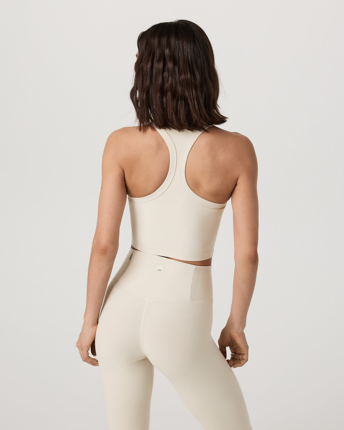 Elevation Racerback Tank Women's Bone Heather Top - Image 3
