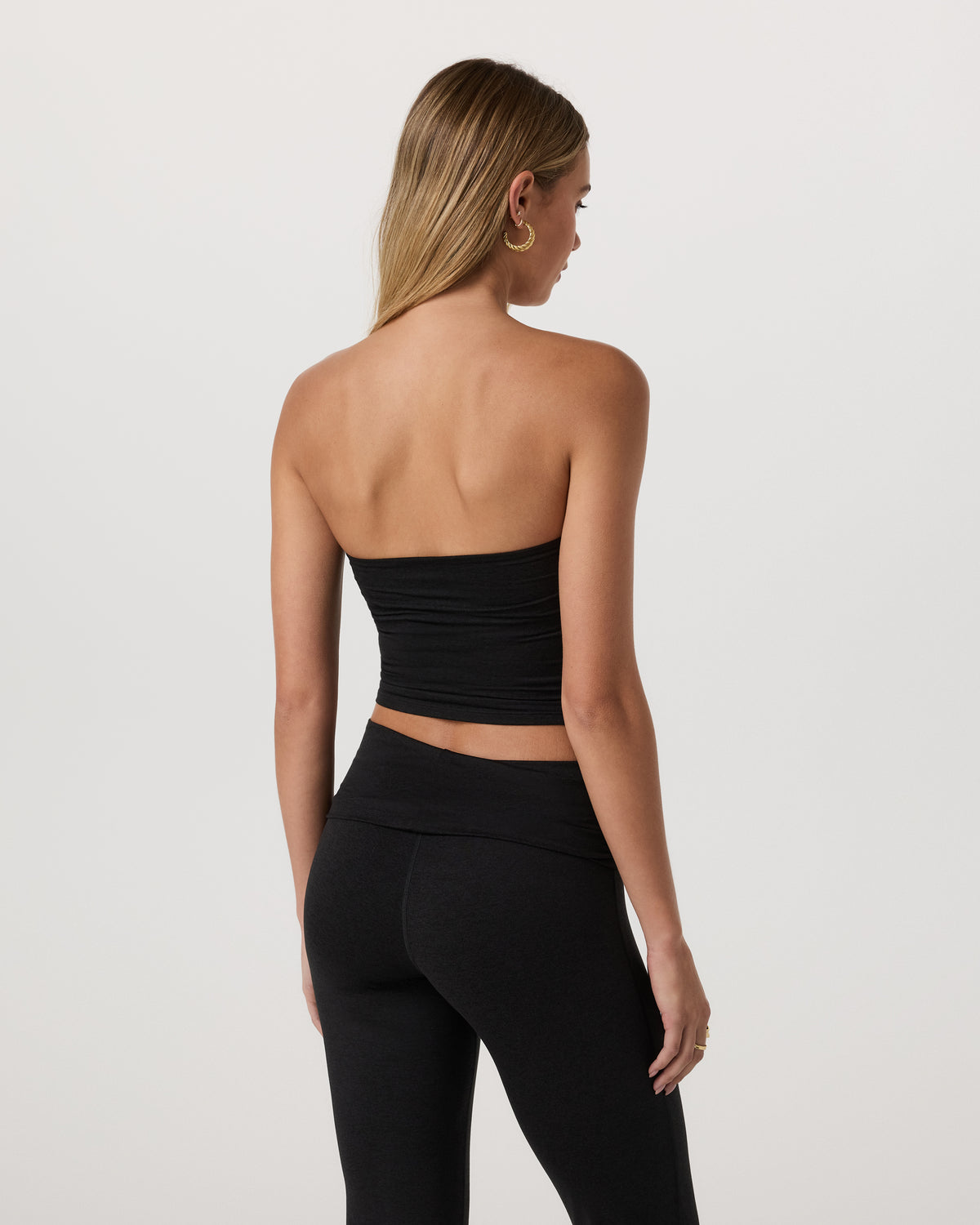 Halo Tube Top Women's Black Heather Tube Top - Image 3