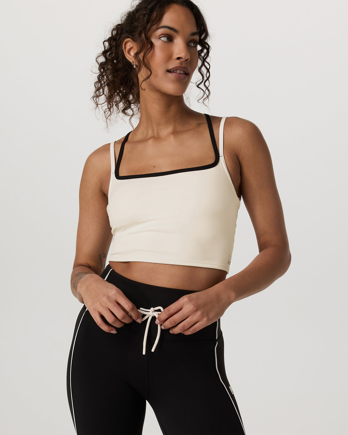 Daily Layered Tank Women's Marshmallow Performance Top - Image 5