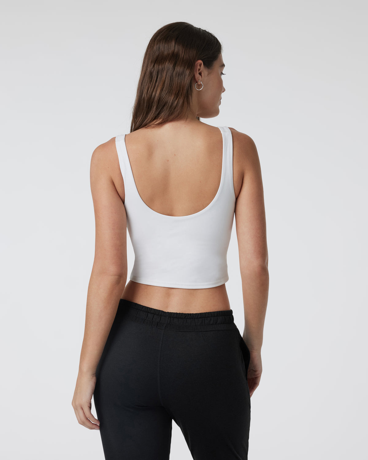 Daily Crop Women's White Crop Tank Top - Image 3