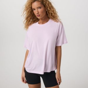 Energy Long Tee Women's Lilac Breeze Heather Tee Shirt