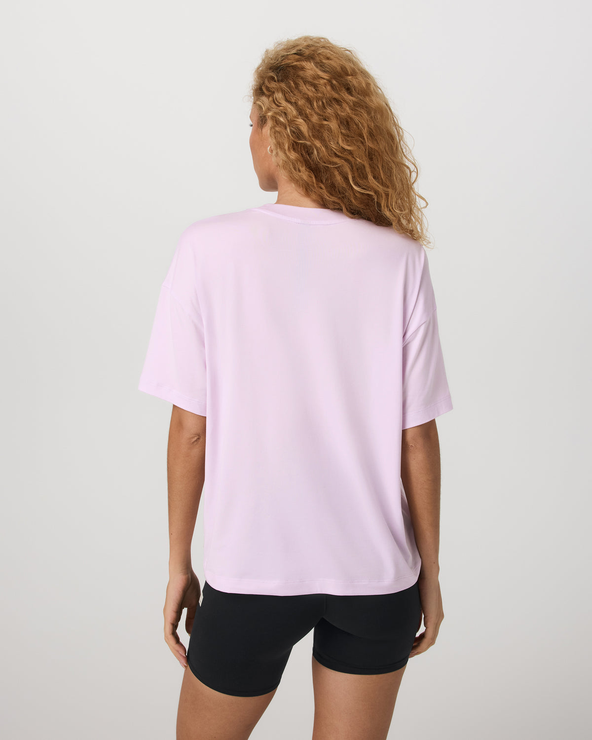 Energy Long Tee Women's Lilac Breeze Heather Tee Shirt - Image 3