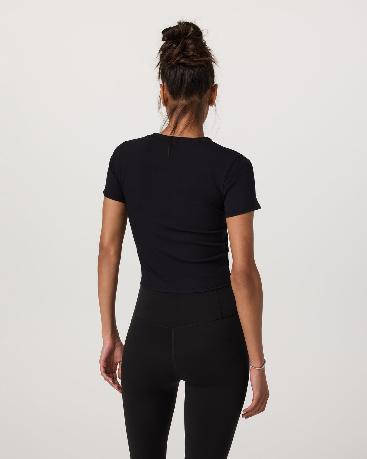 Pose Fitted Tee Women's Black Fitted Shirt - Image 3