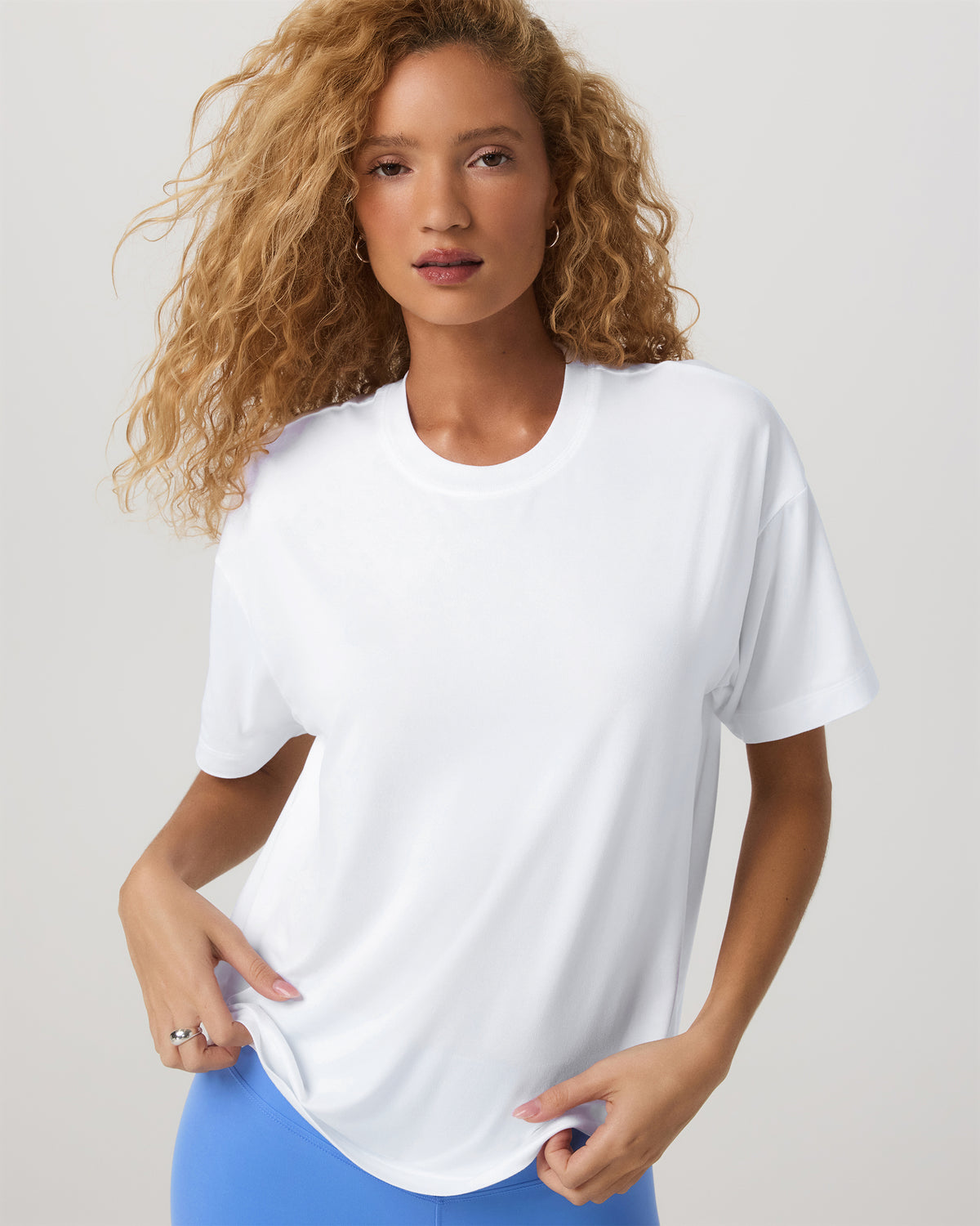 Energy Long Tee Women's White Performance Tee Shirt