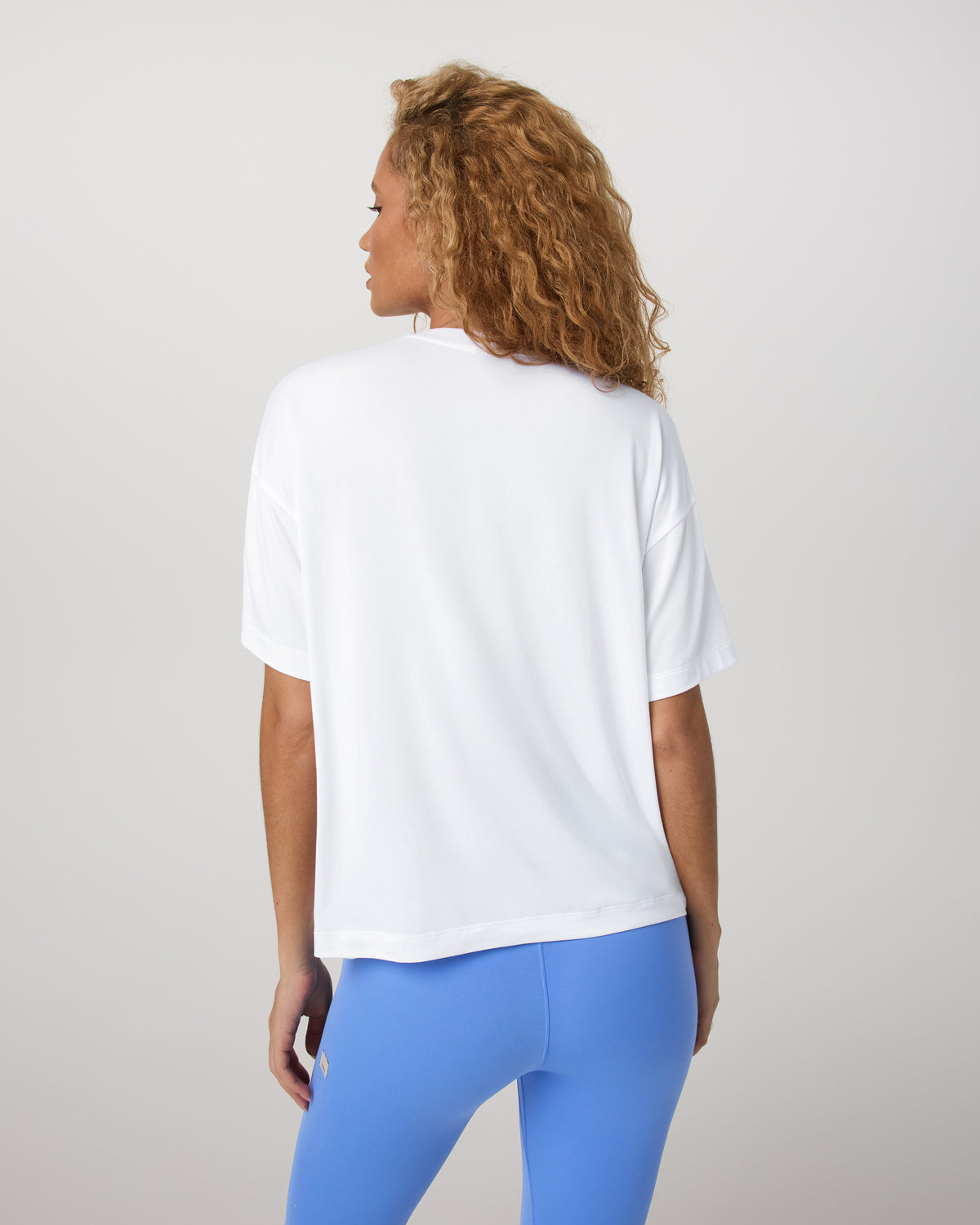 Energy Long Tee Women's White Performance Tee Shirt - Image 3