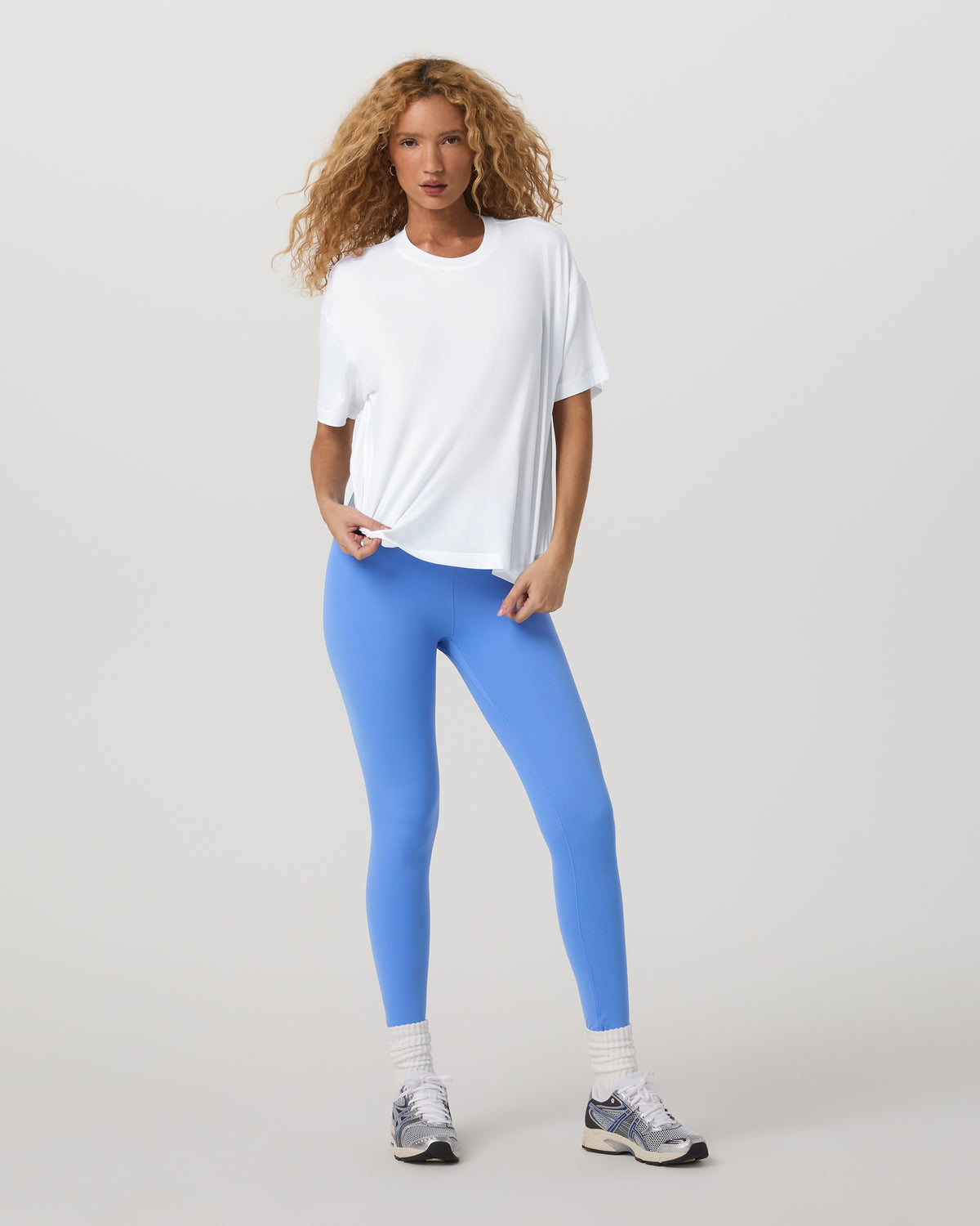 Energy Long Tee Women's White Performance Tee Shirt - Image 4