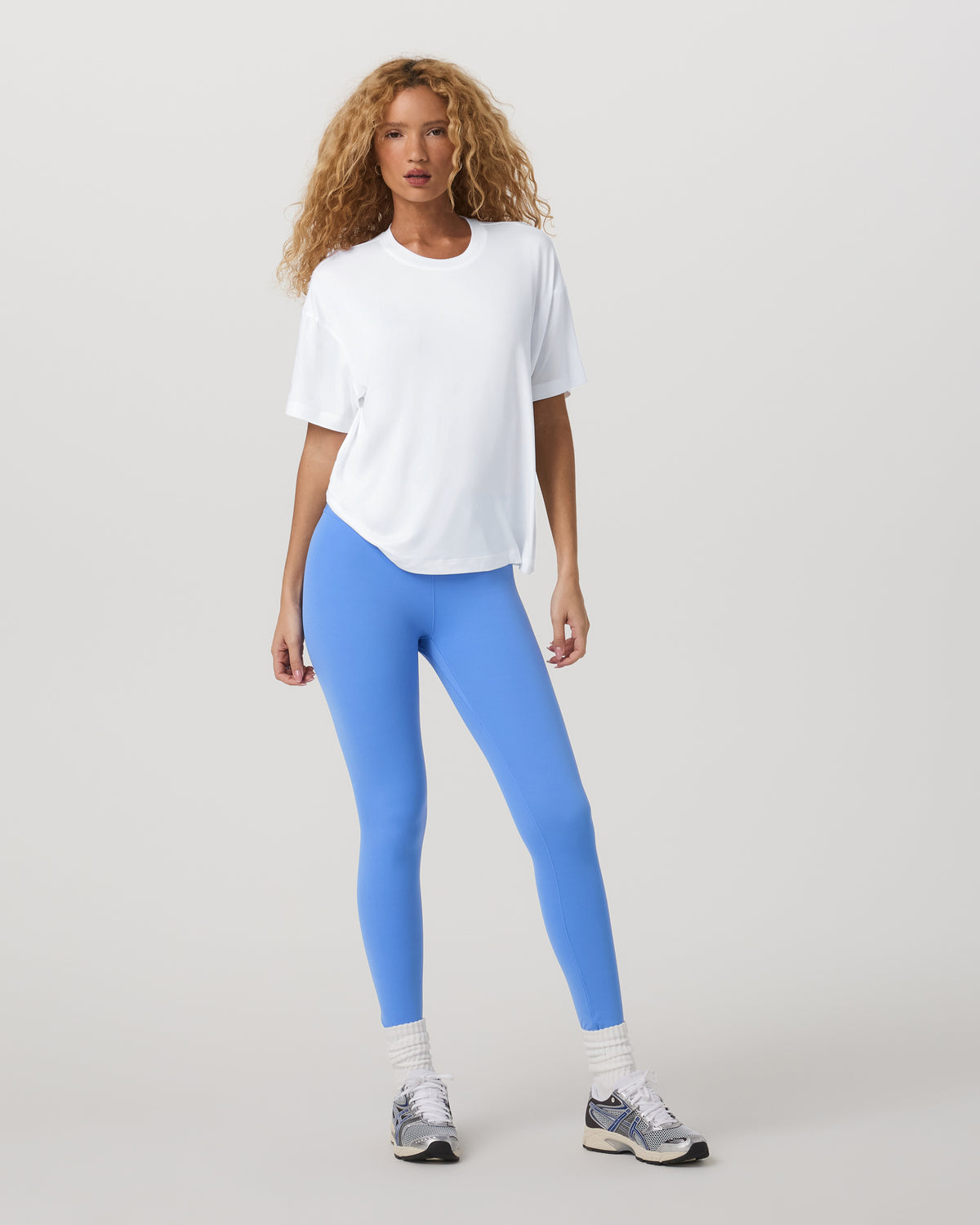 Energy Long Tee Women's White Performance Tee Shirt - Image 6