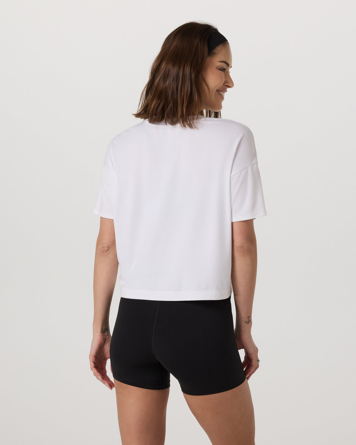 Energy Tee Women's White Oversized Tee - Image 3
